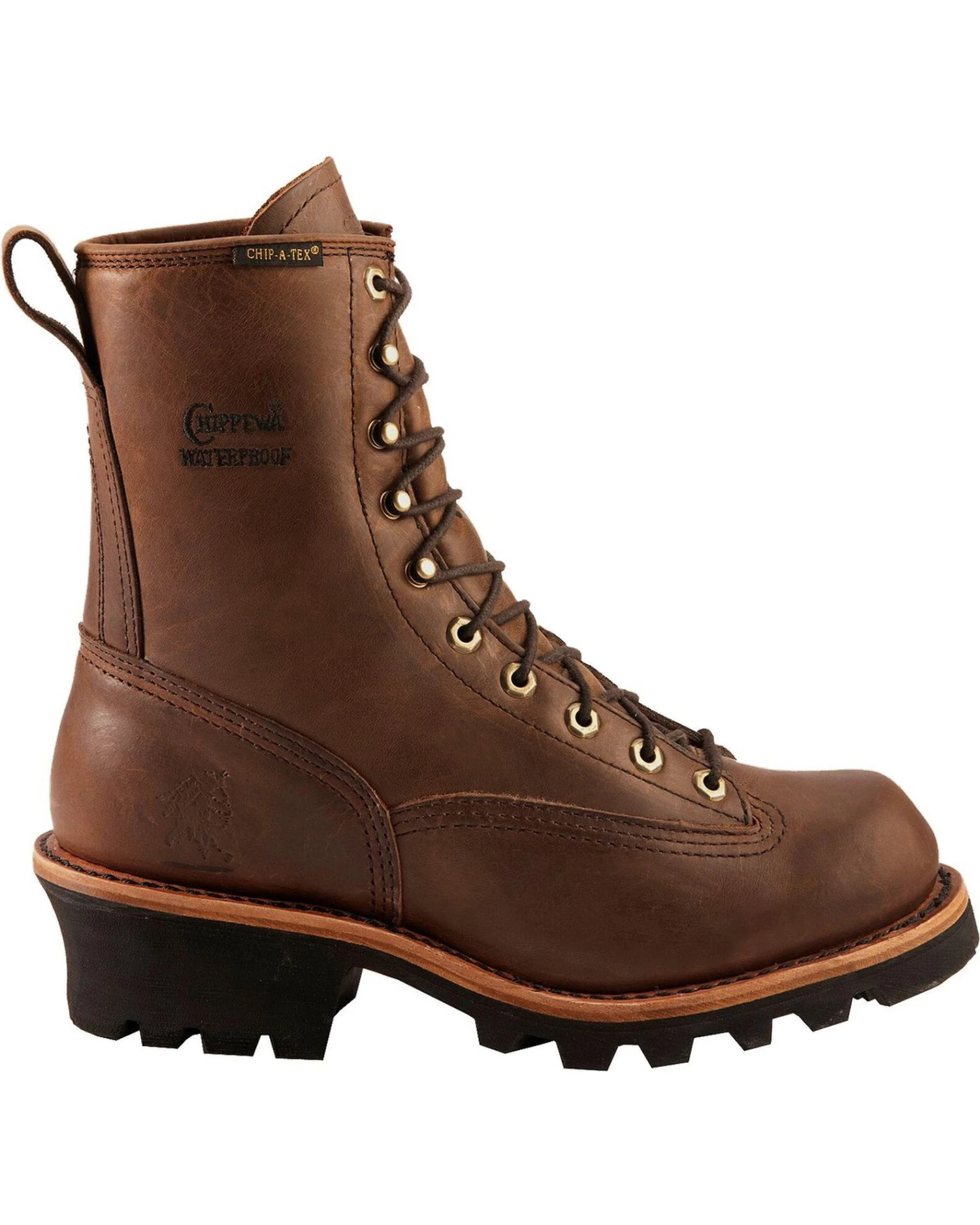 Chippewa Men's Steel Toe 8" Logger Work Boots 2 Chippewa Men's Steel Toe 8" Logger Work Boots - Image 2