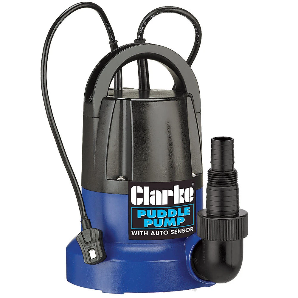 Clarke PSP105 1½" 250W 100Lpm 6m Head Puddle Pump With Auto Sensor (230V) 1 Clarke PSP105 1½" 250W 100Lpm 6m Head Puddle Pump With Auto Sensor (230V)
