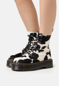 Dr. Martens Jadon - Platform Ankle Boots - Black/White