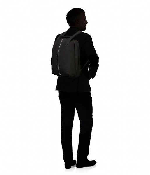 Securipak Travel Backpack 15.6 Inch Expandable Black Steel 6 Securipak Travel Backpack 15.6 Inch Expandable Black Steel - Image 6