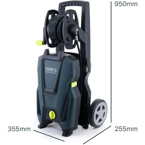 Electric Pressure Washer NORSE SK125 - 160 Bar 2350 Psi Power Jet With Patio Cleaner For Car Bike Garden - 24 Month Warranty 2 Electric Pressure Washer NORSE SK125 - 160 Bar 2350 Psi Power Jet With Patio Cleaner For Car Bike Garden - 24 Month Warranty - Image 2