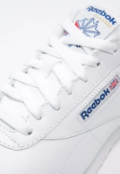 Reebok Classic Exofit Clean Logo Unisex - Trainers - White/Royal Blue -JELLYCAT SALES 22a798ff10f44ad2a1a52df0dce86054