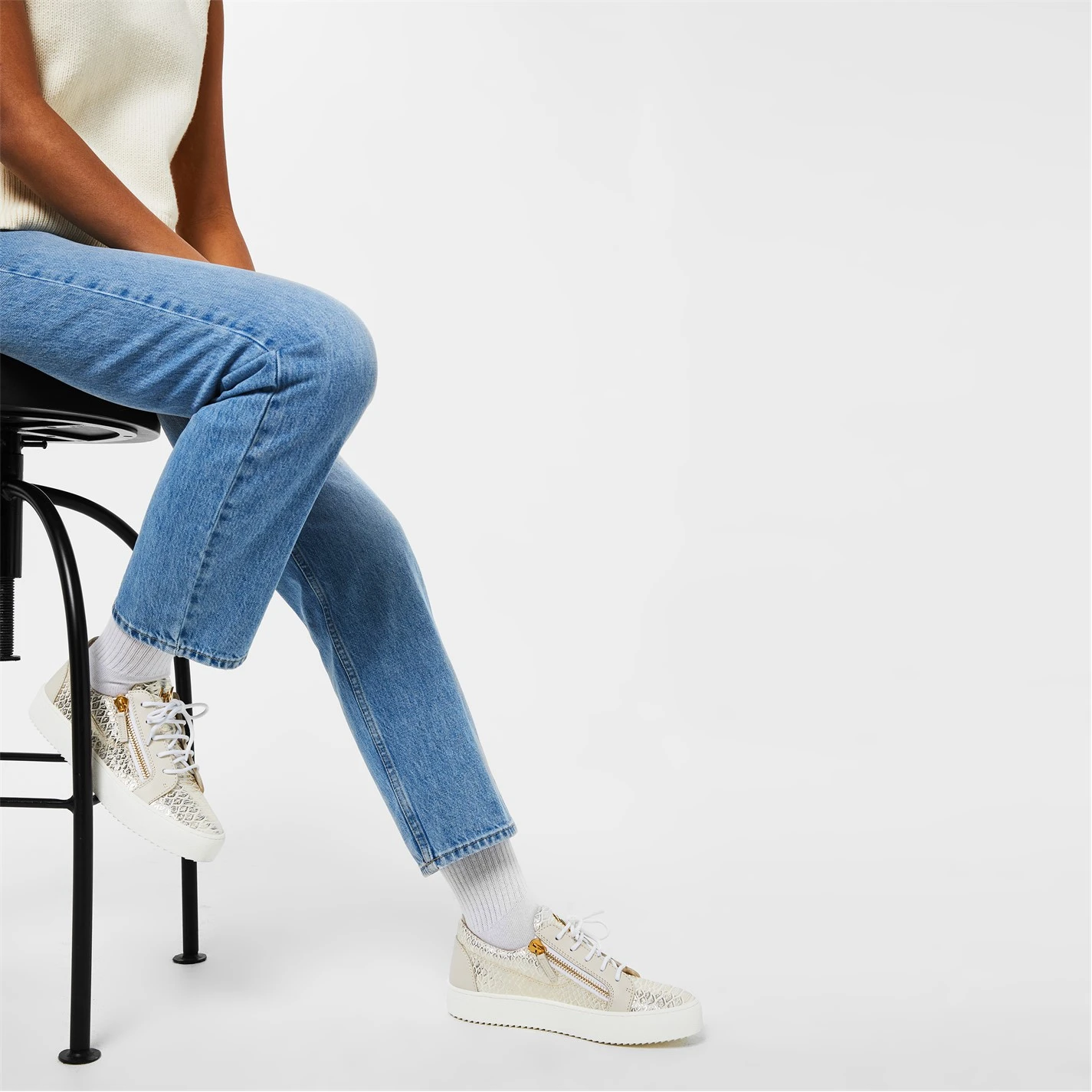 GIUSEPPE ZANOTTI Python Embossed Trainers 2 GIUSEPPE ZANOTTI Python Embossed Trainers - Image 2