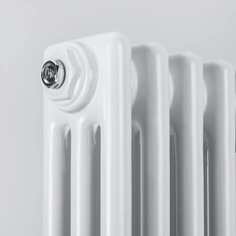 Traditional Radiator Central Heating Rads Cast Iron Style 3 Column Vertical 1800x560mm Grey White 3 Traditional Radiator Central Heating Rads Cast Iron Style 3 Column Vertical 1800x560mm Grey White - Image 3