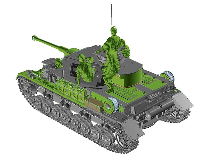 Tamiya Pz.Kpfw.IV Ausf G Early 1:35 Plastic Model Kit 35378 2 Tamiya Pz.Kpfw.IV Ausf G Early 1:35 Plastic Model Kit 35378 - Image 2