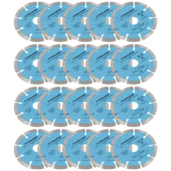 115mm 4-1/2in Segmented Diamond Cutting Disc Blade Stone Brick Angle Grinder 20pc