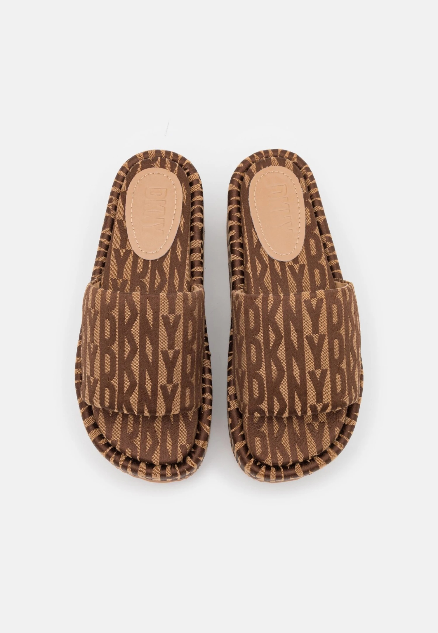 DKNY Vyra Platform Slide - Heeled Mules - Saddle/New Nude 5 DKNY Vyra Platform Slide - Heeled Mules - Saddle/New Nude - Image 5