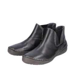 Rieker Ankle Boot 52553-00 Black Leather -JELLYCAT SALES 52553 00 222 h0