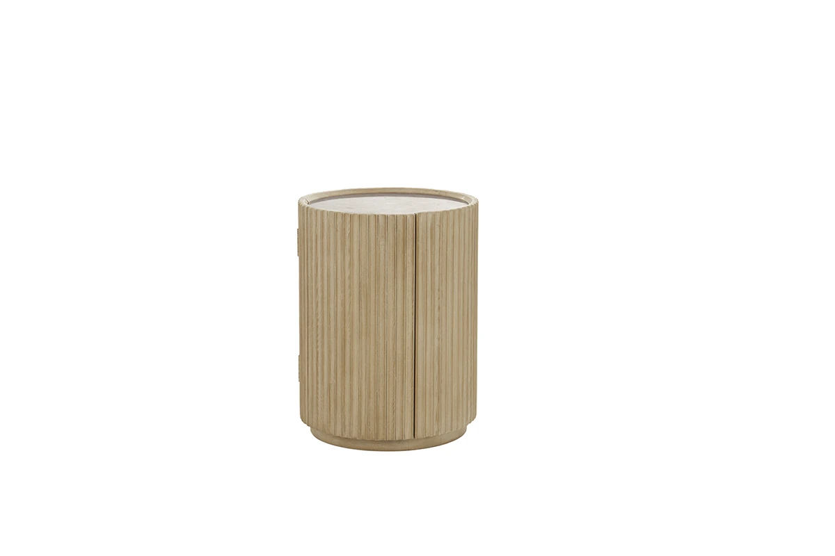 Bobbin Storage Side Table In Light Oak 4 Bobbin Storage Side Table In Light Oak - Image 4