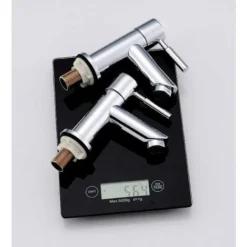 Bathroom Basin Pillar Taps, Pair Basin Sink Mixer Taps, 1/4 Turn Washroom Pair Faucets Twin Lever, 2 Pcs Morden Taps -JELLYCAT SALES 59499806 3