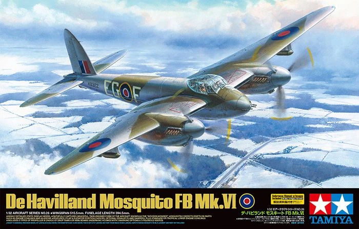 Tamiya 1/32 De Havilland Mosquito FB Mk.VI 3 Tamiya 1/32 De Havilland Mosquito FB Mk.VI - Image 3