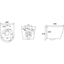 Grohe Toilet Set Rapid SL Frame + Infinitio Rimless Toilet, Matt Black + Softclose Seat + Matt Black Flush Plate 9 Grohe Toilet Set Rapid SL Frame + Infinitio Rimless Toilet, Matt Black + Softclose Seat + Matt Black Flush Plate -JELLYCAT SALES 68411939 5