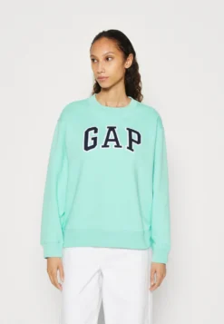 Heritage Crew - Sweatshirt - Aqua Light