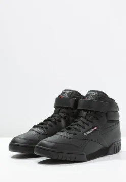 Reebok Classic Ex-O-Fit Leather Shoes - High-Top Trainers - Black -JELLYCAT SALES 71e60f8d88c444b792d4bc5113f3bd82