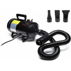 2800W Professional Motorcycle Power Dryer Car Blower Duster Flexible Hose High Pressure Air Flow Pet Hair Dryer