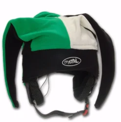 Jester Ski And Skate Helmet Cover-Black/Vanilla/Green