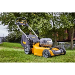 DeWalt DCMW564P2-GB 48cm Brushless Lawnmower With 2 X 5Ah Batteries & Charger