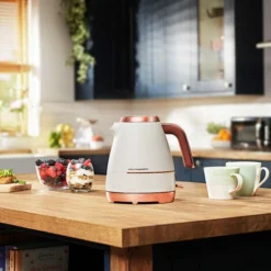 Beko Off White & Rose Gold Cosmopolis Dome Kettle & 4 Slice Toaster Set -JELLYCAT SALES 90587913 4
