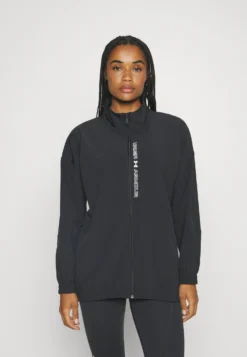 Under Armour Oversized Jacket - Windbreaker - Black/White