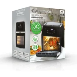 Daewoo 12L Digital Rotisserie Air Fryer Oven 1800W Black SDA1551GE -JELLYCAT SALES 98796050 5