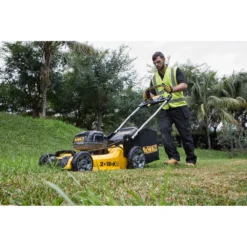 DeWalt DCMW564P2-GB 48cm Brushless Lawnmower With 2 X 5Ah Batteries & Charger -JELLYCAT SALES 9F55DD70 38C4 4E01 8588 D9DD28AA1617 huge