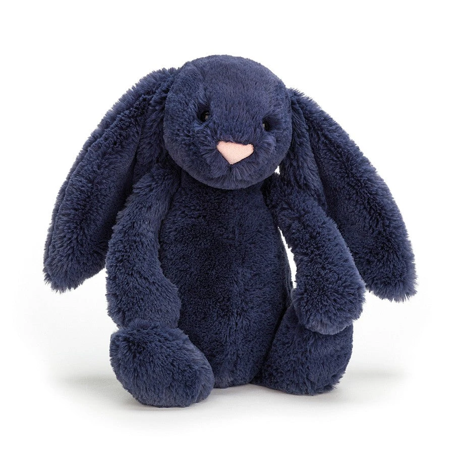 JELLYCAT BASHFUL NAVY BUNNY MEDIUM 1 JELLYCAT BASHFUL NAVY BUNNY MEDIUM