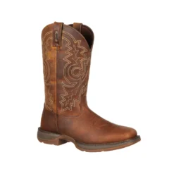 Durango Mens Brown Leather ST Western Work Boots -JELLYCAT SALES DB4343 square 0f13d5fc 3503 4a43 b410 59061f9ed2b0