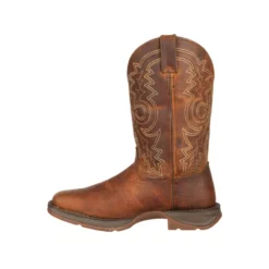 Durango Mens Brown Leather ST Western Work Boots -JELLYCAT SALES DB4343 instep profile square db5c0ca7 46fc 4799 bc35 3e708034fe53