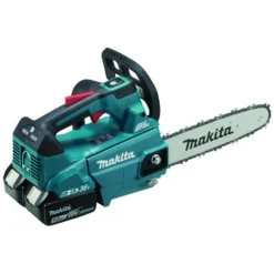Makita DUC256PG2 25cm 18V Brushless Top Handle Chainsaw LXT Kit With 2 X 6Ah Batteries And Charger