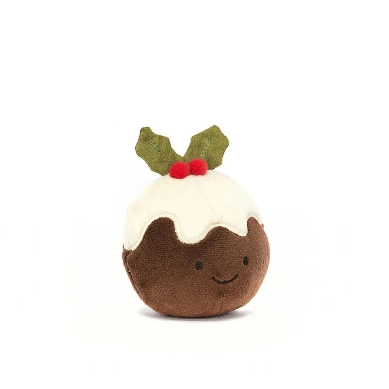 JELLYCAT FESTIVE FOLLY CHRISTMAS PUDDING 1 JELLYCAT FESTIVE FOLLY CHRISTMAS PUDDING