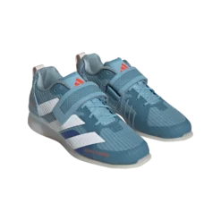 Adidas Adipower Weightlifting III Lifting Shoes In Blue -JELLYCAT SALES HQ3526 6 FOOTWEAR Photography FrontLateralTopView transparent