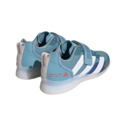 Adidas Adipower Weightlifting III Lifting Shoes In Blue -JELLYCAT SALES HQ3526 7 FOOTWEAR Photography BackLateralTopView transparent