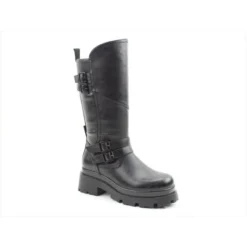 Heavenly Feet Mid Calf Boot Powell BLACK With Full Zip