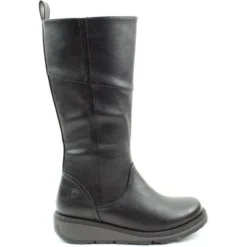 Heavenly Feet Womens Robyn 3 Vegan Boots - Black -JELLYCAT SALES HeavenlyF Robyn3 Black 2 15