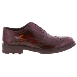 Roamers Mens Ted Country Brogues Oxford Shoes - Oxblood -JELLYCAT SALES Roamers M179BD Oxblood01 7