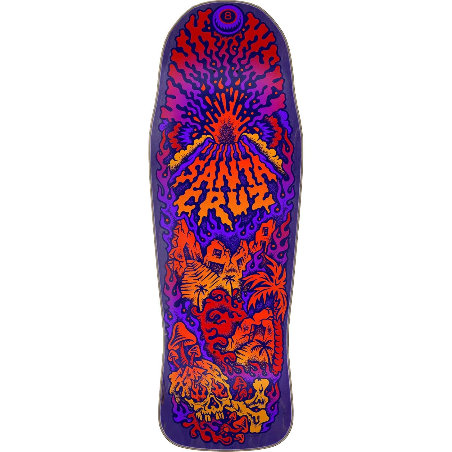 Santa Cruz Winkowski Volcano Skateboard Deck - 10.34" 1 Santa Cruz Winkowski Volcano Skateboard Deck - 10.34"
