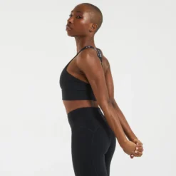 WIT High Neck Longline Bra In Black -JELLYCAT SALES WIT W1021 BLK11416