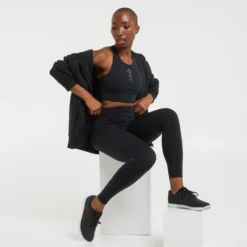 WIT High Neck Longline Bra In Black -JELLYCAT SALES WIT W1021 BLK11437