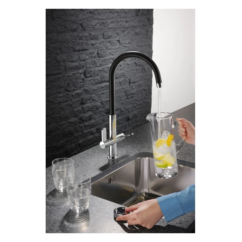 Abode Swich Diverter Valve Round With High Resin Filter Chrome 2 Abode Swich Diverter Valve Round With High Resin Filter Chrome - Image 2