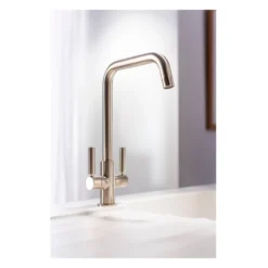 Abode Globe Quad Monobloc Kitchen Mixer Tap Brushed Nickel -JELLYCAT SALES abode at2143 3