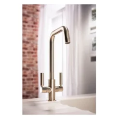 Abode Globe Quad Monobloc Kitchen Mixer Tap Brushed Nickel -JELLYCAT SALES abode at2143 4
