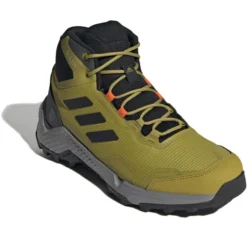 Adidas TERREX Eastrail 2 Mid Rain.RDY Hiking Shoes Men Pulse Olive/core Black/impact Orange