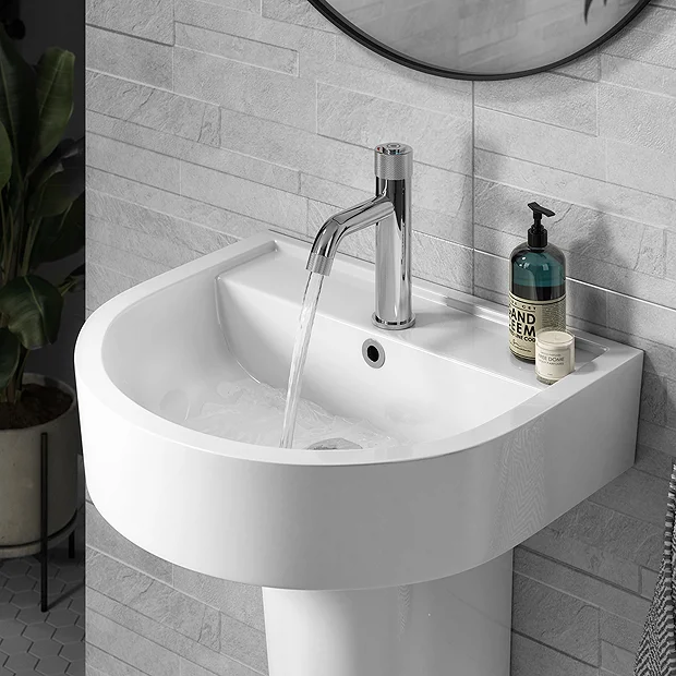 Arezzo Chrome Industrial Style 1-Touch Basin Tap 6 Arezzo Chrome Industrial Style 1-Touch Basin Tap - Image 6