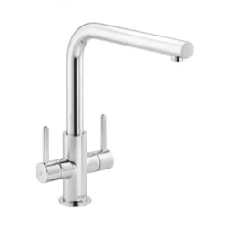 Carron Phoenix Rosolina L-Spout Kitchen Sink Mixer Tap Chrome