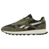 Reebok Classic Classic Leather Unisex - Trainers - Core Black Army Green Stucco