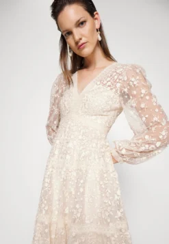 Needle & Thread Celestia Ribbon Mini Dress - Cocktail Dress / Party Dress - Champagne -JELLYCAT SALES db77edac6cdc4c34a4a970bee33460b9 scaled