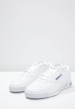 Reebok Classic Exofit Clean Logo Unisex - Trainers - White/Royal Blue -JELLYCAT SALES dd60eda8b41449d1b5a53fe22b0c52a0