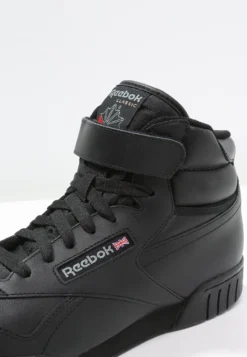 Reebok Classic Ex-O-Fit Leather Shoes - High-Top Trainers - Black -JELLYCAT SALES e9b2b11e282544529cb0e7361f1a590e