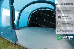 Vango Aether Air 600XL Tent (2022) -JELLYCAT SALES earth collection airbeam infographics call outs7