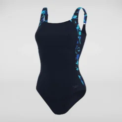 Speedo Women’s LunaLustre Shaping Swimsuit Blue -JELLYCAT SALES ezgif 1 707f56811b